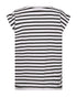 Freequent FQFENJAL Striped Organic Cotton T-Shirt Brilliant White Coffee Bean 208015
