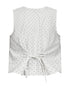 Freequent ANYA Waistcoat Off-White and Black Dot Print 208072