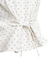 Freequent ANYA Waistcoat Off-White and Black Dot Print 208072
