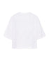 Freequent FQVICKI Short Sleeve Fine Knit Pullover White Drop Shoulder 208117