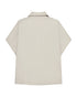 Freequent SAFRAN 208148 Short Sleeve Soft Cloak Jacket in Moonbeam