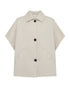 Freequent SAFRAN 208148 Short Sleeve Soft Cloak Jacket in Moonbeam