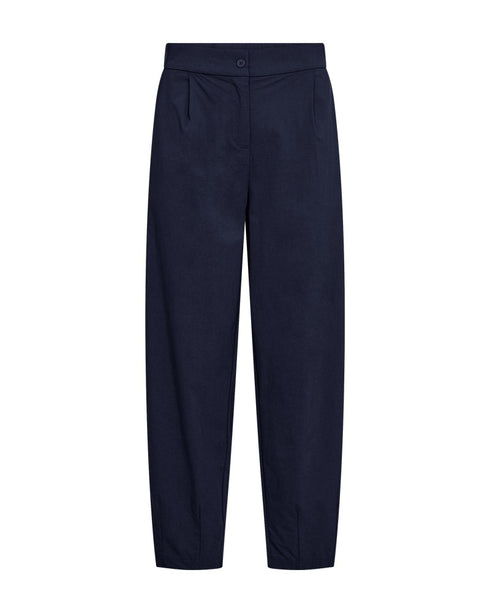 Freequent Navy Blazer FQHAMY Barrel Leg Pants 211369 Navy Blazer