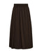 Freequent FQESFENNY Crinkled A-Line Midi Skirt 211795 Mole Brown