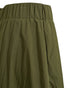 Freequent FQESFENNY Crinkled A-Line Midi Skirt 211795 Calliste Green