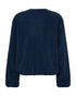 Freequent FQTEDDY Recycled Polyester Teddy Jacket 211816 Moonlit Ocean Blue