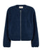 Freequent FQTEDDY Recycled Polyester Teddy Jacket 211816 Moonlit Ocean Blue