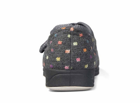 Padders Camilla 447 Women's Velcro Slippers - Wide Fit with Memory Foam Comfort