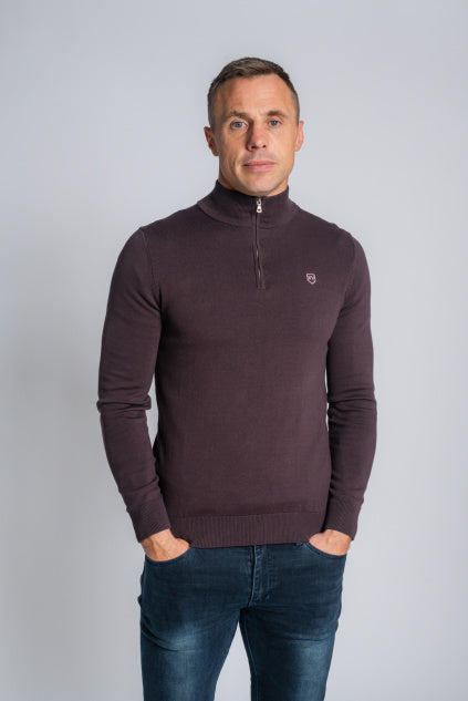 Tommy Bowe XV Kings Perpignan Long Sleeve 1/4 Zip Top
