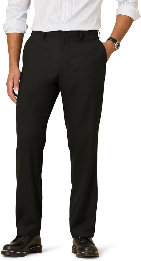 Princeton Men’s Black Trousers with Belt – Everyday Work & School Wear