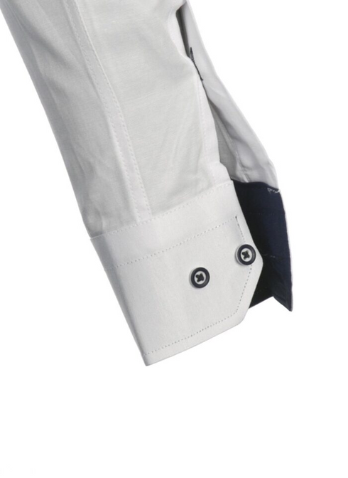 Mineral Lolland Oxford White Long Sleeve Button Down Shirt ML251114