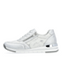 Remonte Women's Silver Zip & Lace Sneakers – R6700-91 – Dervans Fashions