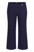Robell Efi 09 Navy Relaxed Fit 65cm Pull-On Trousers 51539 5499 69
