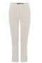 Robell Bella 09 7/8 Trousers Gold/Beige Stripes 68cm Straight Fit Pull-On 52642-5674
