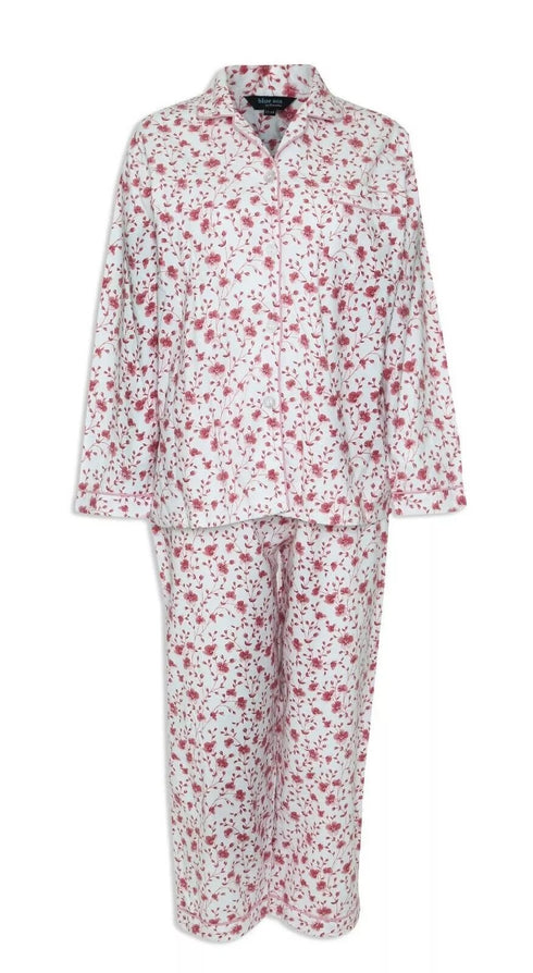 Champion Eleanor Ladies 100% Cotton Brushed Flannelette Winceyette Pyjama Set 150-1546
