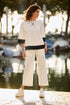 Peruzzi Side Stripe Crop Trousers S25179