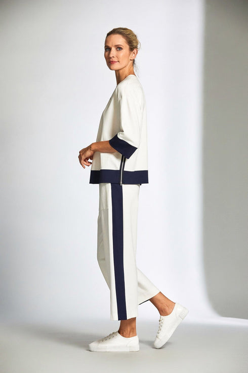 Peruzzi Side Stripe Crop Trousers S25179