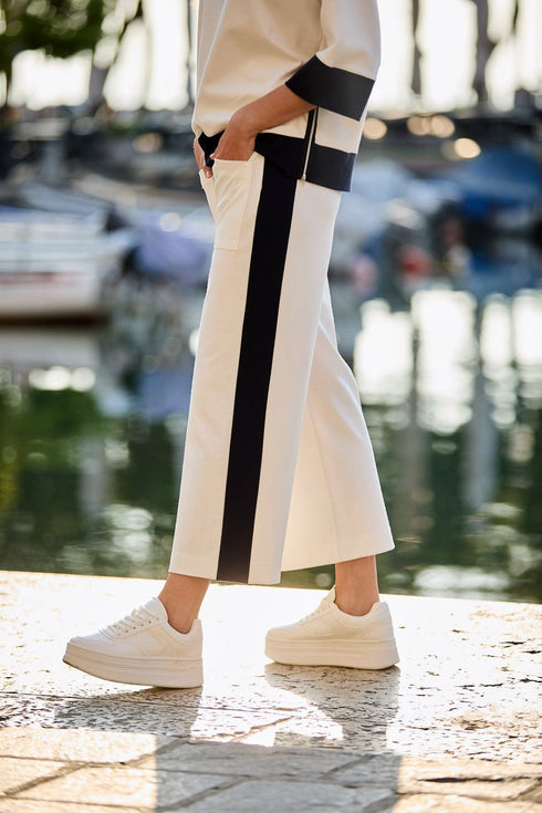 Peruzzi Side Stripe Crop Trousers S25179