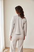 Peruzzi Women's Soft-Touch Deep Cuff Trousers 81 Silver S2611400