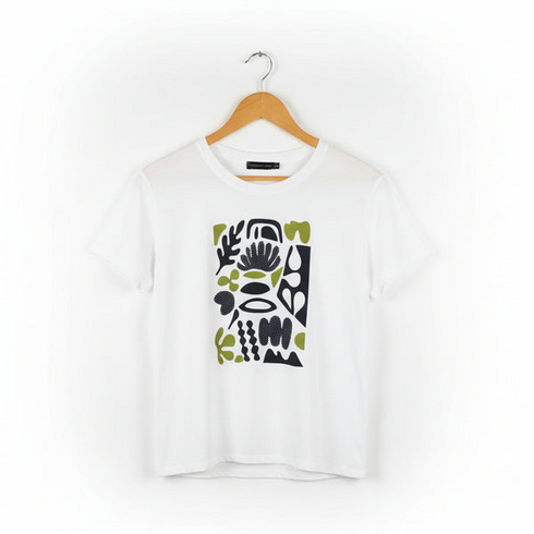 Peruzzi Graphic Print Front T-Shirt – S26410/1