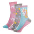 Bamboo Threads Girls Bamboo Unicorn Rainbow Socks 3 Pack SK1409