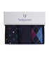 Vedoneire Men’s 3 Pack Gift Box Socks - Premium Cotton Comfort S0BX