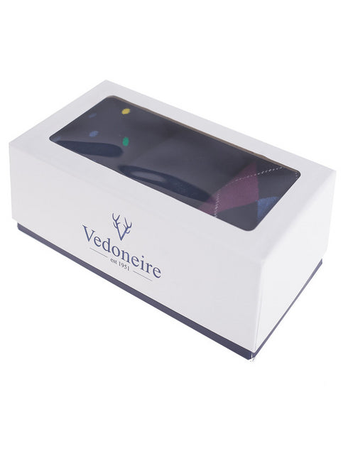 Vedoneire Men’s 3 Pack Gift Box Socks - Premium Cotton Comfort S0BX