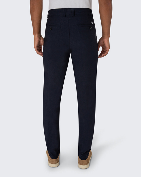 Walker and Hunt Smart Pant Super Stretch Chino Navy