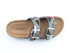 Heavenly Feet Jess Sandal Black Sequin Diamante Vegan Friendly 3cm Sole