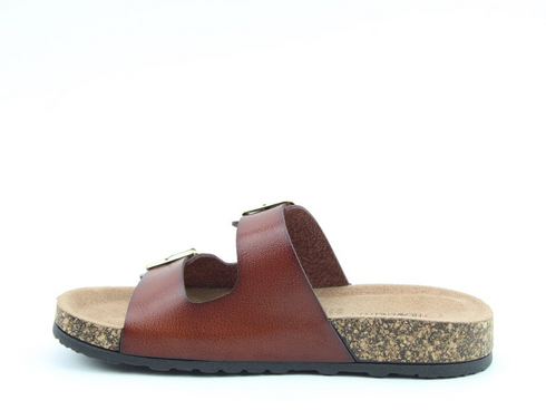 Heavenly Feet Harmony2 Redwood Vegan Friendly Bio Sandal Twin-Buckle Slider 2.5cm Sole
