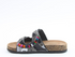 Heavenly Feet Jess Sandal Black Sequin Diamante Vegan Friendly 3cm Sole
