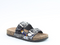 Heavenly Feet Jess Sandal Black Sequin Diamante Vegan Friendly 3cm Sole