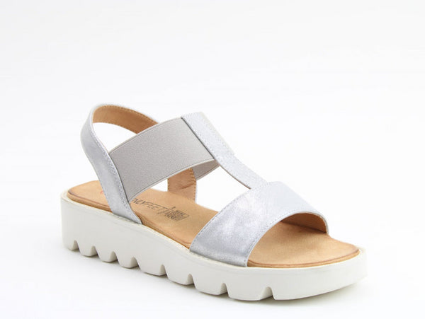 Heavenly Feet Ritz Shimmer Sandal