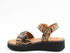 Heavenly Feet Sonja Vegan Friendly Litesoles Comfort Sandals Black Tan Zebra