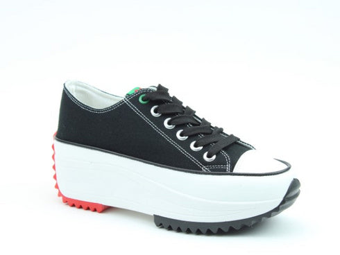 Heavenly Feet Strata Platform Laced Trainer