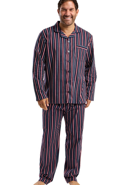 West Ridge Mens Wincey 100% Brushed Cotton Pyjama Set WR46109