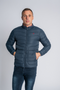 XV Kings by Tommy Bowe Sydenham Cobalt Ocean Navy Slim Fit Puffa Nylon Jacket