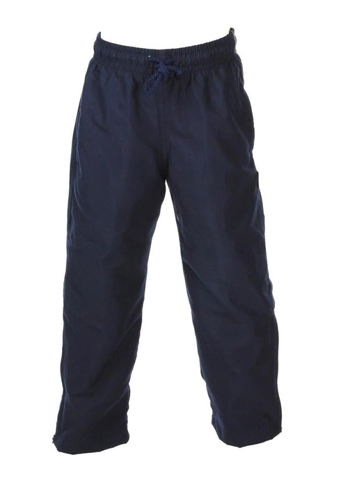 Trampass Navy Microfibre Lined School Tracksuit Bottoms 5095 (No Crest, No Logo)