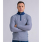 XV Kings by Tommy Bowe Tullow 1/4 Zip Knit Petrol Blue Athletic Fit