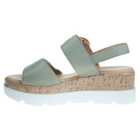 Lotus Cammie Flatform Sandals Sage ULP268LN