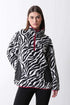 USCO Spark 1/4 Zip Fleece in Zebra Print – USCO45527