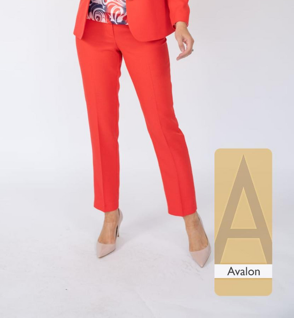 Avalon Womens Tangerine Penny Trousers V526 Tangerine