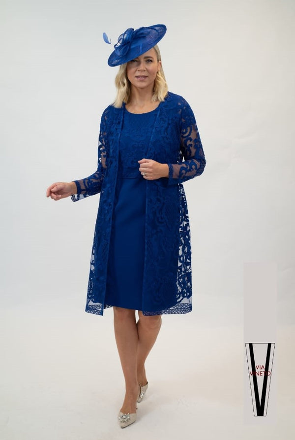 Via Veneto Dress & Coat Set V744