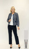 Via Veneto V96 Lori Chanel-Style Jacket in Navy
