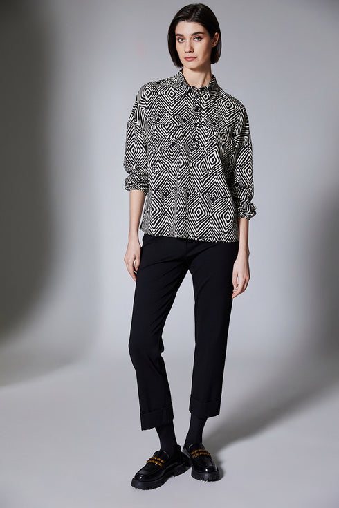 Peruzzi Straight Turn Up Trouser W25121L