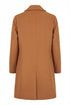 Normann Women's Glazed Ginger 34 Single-Breasted Wool Blend Classic Coat 2504