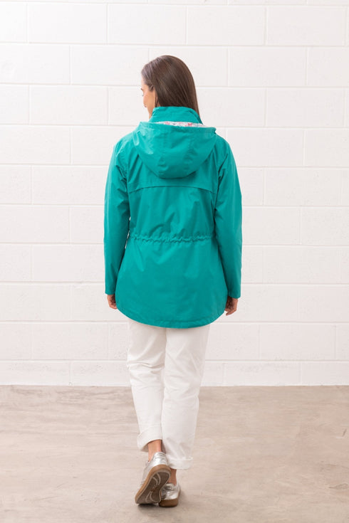 Lighthouse Willow hip-length waterproof jacket, with cotton blend lining.