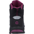 Hi-Tec Womens Black & Raspberry Jackdaw Mid Dri-Tec Waterproof Recycled Softshell Walking Boot