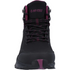 Hi-Tec Womens Black & Raspberry Jackdaw Mid Dri-Tec Waterproof Recycled Softshell Walking Boot