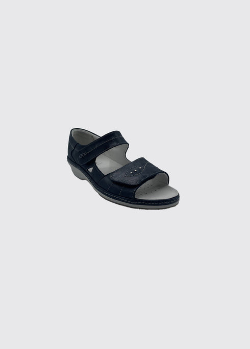 Suave Women's Yolanda 6020 Wide Fit Leather Sandal with Closed Heel